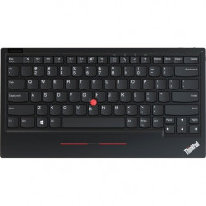 Lenovo ThinkPad TrackPoint Keyboard II - Wireless Connectivity - Bluetooth/RF - 2.40 GHz - USB Type A Interface - Spanish - Trackpoint - Windows, Android - Scissors Keyswitch - Pure Black 4Y40X49505