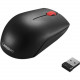 Lenovo Essential Compact Wireless Mouse - Optical - Radio Frequency - Black - USB - 1000 dpi 4Y50R20864