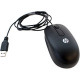 HP Mouse - Optical - Cable - Black - USB - Scroll Wheel - 2 Button(s) 674316-001