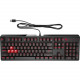 HP OMEN Gaming Keyboard - Cable Connectivity - USB Interface - Mechanical Keyswitch 6YW76AA#ABA