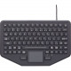 Gamber-Johnson iKey SkinnyBoard Keyboard - TouchPad - Industrial Silicon Rubber Keyswitch 7300-0032
