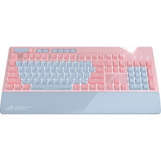 Asus ROG Strix Flare PNK LTD Gaming Keyboard - Cable Connectivity - USB Interface - Windows - Mechanical Keyswitch - Pink, Gray 90MP00M0-B0UA04