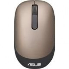 Asus WT205 Mouse - Optical - Wireless - Radio Frequency - Gold - USB - 1200 dpi - Notebook - Scroll Wheel - Symmetrical 90XB03M0-BMU000