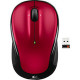 Logitech M325 Laser Wireless Mouse - Optical - Wireless - Radio Frequency - 2.40 GHz - Red - 1 Pack - USB - 1000 dpi - Scroll Wheel - 2 Button(s) - Symmetrical - RoHS, TAA, WEEE Compliance 910-002651