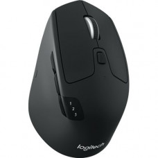 Logitech M720 Triathlon Multi-device Wireless Mouse - Optical - Wireless - Bluetooth/Radio Frequency - Black - USB - 1000 dpi - Computer, Notebook - Tilt Wheel - 8 Button(s) - Right-handed Only - TAA Compliance 910-004790