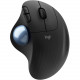 Logitech ERGO M575 Wireless Trackball Optical Wireless Bluetooth 2.40GHz Black USB 2000DPI Scroll Wheel 5 Buttons TAA Compliance 910-005869