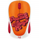 Logitech Design Collection Limited Edition Wireless Mouse - Travel Mouse - Optical - Wireless - 2.40 GHz - USB - 1000 dpi - 3 Button(s) 910-006123