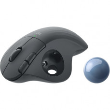 Logitech ERGO M575 Wireless Trackball - Optical - Wireless - Bluetooth - 2.40 GHz - Graphite - USB - 2000 dpi - Scroll Wheel - 5 Button(s) 910-006197