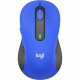 Logitech Signature M650 L Mouse - Optical - Wireless - Bluetooth/Radio Frequency - Blue - USB - 2000 dpi - Scroll Wheel - 5 Button(s) - 5 Programmable Button(s) - Large Hand/Palm Size 910-006232