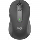 Logitech Signature M650 Mouse - Optical - Wireless - Bluetooth/Radio Frequency - Graphite - USB - 2000 dpi - Scroll Wheel - 5 Button(s) - 5 Programmable Button(s) - Medium Hand/Palm Size 910-006250