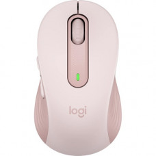 Logitech Signature M650 Mouse - Optical - Wireless - Bluetooth/Radio Frequency - Rose - USB - 2000 dpi - Scroll Wheel - 5 Button(s) - 5 Programmable Button(s) - Medium Hand/Palm Size 910-006251