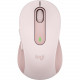 Logitech Signature M650 Mouse - Optical - Wireless - Bluetooth/Radio Frequency - Rose - USB - 2000 dpi - Scroll Wheel - 5 Button(s) - 5 Programmable Button(s) - Medium Hand/Palm Size 910-006251