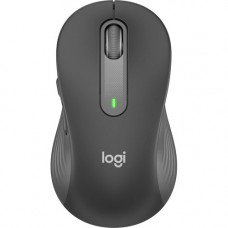 Logitech Signature M650L Mouse - Wireless - Bluetooth/Radio Frequency - Graphite - USB - 4000 dpi - Scroll Wheel - Large Hand/Palm Size - Right-handed Only 910-006346