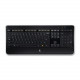 Logitech K800 Wireless Illuminated Keyboard - Wireless Connectivity - RF - 2.40 GHz - USB Interface - English, French - PC - Black - RoHS, TAA, WEEE Compliance 920-002359