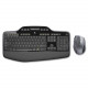 Logitech MK710 Wireless Desktop Combo - USB Wireless RF Keyboard - Black - USB Wireless RF Mouse - Optical - Scroll Wheel - Black (PC) - RoHS, TAA, WEEE Compliance 920-002416