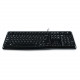 Logitech Slim Corded Keyboard - Cable Connectivity - USB Interface - English - Black - RoHS, TAA, WEEE Compliance 920-002478