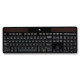 Logitech K750 Wireless Solar Keyboard - Wireless Connectivity - RF - USB Interface - English (Canada) - Computer - PC - Black - RoHS, TAA, WEEE Compliance 920-002912