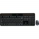 Logitech Wireless Solar Keyboard & Marathon Mouse Combo MK750 - USB 2.0 Wireless RF USB 2.0 Wireless RF Laser - 1000 dpi - Tilt Wheel - On/Off Switch Hot Key(s) - Button Cell, AA - Compatible with Computer - TAA Compliance 920-005002