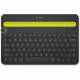 Logitech Bluetooth Multi-Device Keyboard K480 - Wireless Connectivity - Bluetooth - English, French - Black - RoHS, TAA, WEEE Compliance 920-006342