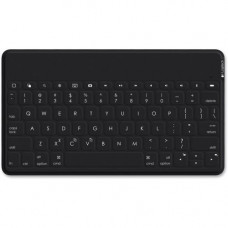 Logitech Ultra-Portable Bluetooth iPad Keyboard - Wireless Connectivity - Bluetooth - Compatible with Tablet, Smartphone, Smart TV, Tablet, Smartphone - Mechanical - Black - TAA Compliance 920-006701