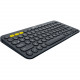 Logitech K380 Multi-Device Bluetooth Keyboard - Wireless Connectivity - Bluetooth - 79 Key - Black - TAA Compliance 920-007558