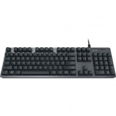 Logitech K840 Mechanical Corded Keyboard - Cable Connectivity - USB Interface - Windows - Mechanical Keyswitch - Black, Gray - TAA Compliance 920-008350