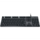 Logitech K840 Mechanical Corded Keyboard - Cable Connectivity - USB Interface - Windows - Mechanical Keyswitch - Black, Gray - TAA Compliance 920-008350