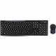 Logitech Wireless Combo MK270 - USB Wireless RF Black - USB Wireless RF Optical - Black - My Music, Internet Key, Email, Play/Pause, Volume Control, On/Off Switch Hot Key(s) - AAA, AA - Compatible with Computer (Windows, Chrome OS) - TAA Compliance 920-00