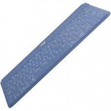 Logitech Keys-To-Go Keyboard - Wireless Connectivity - Bluetooth - iOS - Scissors Keyswitch - Smoky Blue - TAA Compliance 920-008920