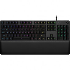 Logitech G513 Lightsync RGB Mechanical Gaming Keyboard - Cable Connectivity - USB 2.0 Type A Interface - English - Windows - Mechanical Keyswitch - Carbon - TAA Compliance 920-008924