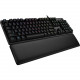 Logitech G513 Lightsync RGB Mechanical Gaming Keyboard - Cable Connectivity - USB 2.0 Interface - Windows - Mechanical Keyswitch - Carbon, Black - TAA Compliance 920-009332