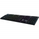 Logitech G915 TKL Tenkeyless Lightspeed Wireless RGB Mechanical Gaming Keyboard - Wireless Connectivity - Bluetooth/Wi-Fi - 2.40 GHz - English - PC, Windows, Mac OS, Chrome OS, Android, iOS - Mechanical Keyswitch - Carbon - TAA Compliance 920-009512