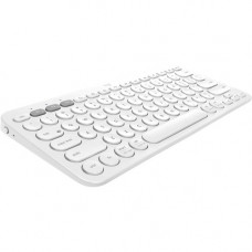 Logitech K380 Multi-device Bluetooth Keyboard - Wireless Connectivity - Bluetooth - 32.81 ft - Windows, Android, Chrome OS, iOS, Mac OS - Scissors Keyswitch - AAA Battery Size Supported - Off White 920-009600