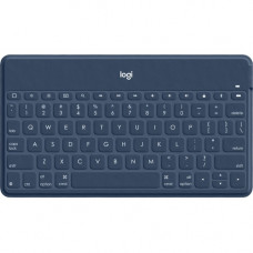 Logitech Keys-To-Go Keyboard - Wireless Connectivity - Bluetooth Home, Brightness, Multimedia, Search, Volume Control, Lock, Bluetooth Pair, Battery-check Button Hot Key(s) - iPad, iPhone, Apple TV, Tablet, Notebook - iOS - Scissors Keyswitch - Blue 920-0