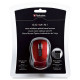 Verbatim Wireless Mini Travel Optical Mouse (Red) 97540