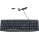Verbatim Slimline Corded USB Keyboard - Black - Cable Connectivity - USB 2.0 Interface - Compatible with Desktop Computer - QWERTY Keys Layout - Black 99201