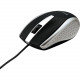 Verbatim Corded Notebook Optical Mouse - Silver - Optical - Cable - Silver - 1 Pack - USB Type A - Scroll Wheel 99741