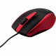 Verbatim Corded Notebook Optical Mouse - Red - Optical - Cable - Red - 1 Pack - USB Type A - Scroll Wheel 99742