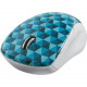 Verbatim Wireless Notebook Multi-Trac Blue LED Mouse - Diamond Pattern Blue - Blue LED - Wireless - USB Type A - Notebook - Scroll Wheel - Diamond Pattern Blue 99745