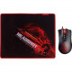 Ergoguys Bloody Gaming 8 Button V3 Gaming Mouse Mat Bundle - Optical - Cable - Black - 1 Pack - USB 3.0 - 4000 dpi - Scroll Wheel - 8 Button(s) - Right-handed Only A9071