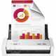 Brother ADS-1200 Compact Desktop Scanner - 48-bit Color - 25 ppm (Mono) - 25 ppm (Color) - Duplex Scanning - USB ADS-1200