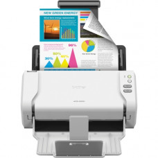 Brother ADS-2200 High-Speed Color Duplex Desktop Document Scanner with Touchscreen LCD - 48-bit Color - 8-bit Grayscale - 35 ppm (Mono) - 35 ppm (Color) - PC Free Scanning - Duplex Scanning - USB ADS-2200