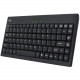 Adesso EasyTouch AKB-110B Mini Keyboard - PS/2, USB - 87 Keys - Black - RoHS Compliance AKB-110B