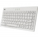 Adesso EasyTouch AKB-110W Mini Keyboard - USB, PS/2 - 87 Keys - White - RoHS Compliance AKB-110W