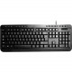 Adesso AKB-132 - Spill-Resistant Multimedia Desktop Keyboard (PS/2) - Cable Connectivity - PS/2 Interface - 104 Key - English (US) - PC - Membrane Keyswitch - Black - WEEE Compliance AKB-132PB