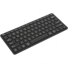 Targus Compact Multi-Device Bluetooth Antimicrobial Keyboard - Wireless Connectivity - Bluetooth - Tablet, Smartphone, Notebook - AAA Battery Size Supported - Black AKB862US