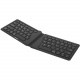 Targus Ergonomic Foldable Bluetooth Antimicrobial Keyboard - Wireless Connectivity - Bluetooth/RF - 2.40 GHz - English (US) - QWERTY Layout - iPad, iPhone, Desktop Computer, MAC - Black AKF003US