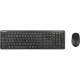 Targus Keyboard & Mouse - Wireless Bluetooth 5.1 Keyboard - 104 Key - Black - Wireless Bluetooth Mouse - Optical - 2400 dpi - 2 Button - Scroll Wheel - Black - AAA - Compatible with PC, Mac AKM618AMUS