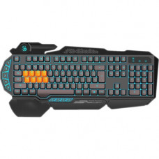 Ergoguys BLOODY GAMING PROGRAMMABLE 8 KEY LED MECHANICAL GAMING KEYBOARD - Cable Connectivity - USB Interface Multimedia, Macro Hot Key(s) - Windows - Membrane/Mechanical Keyswitch - Black B318