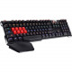 Ergoguys Bloody Gaming Optical Mechanical Gaming Keyboard, Backlit Adjustable - Cable Connectivity - USB Interface Multimedia Hot Key(s) - Windows - LK (Light Strike) Keyswitch - Black B720